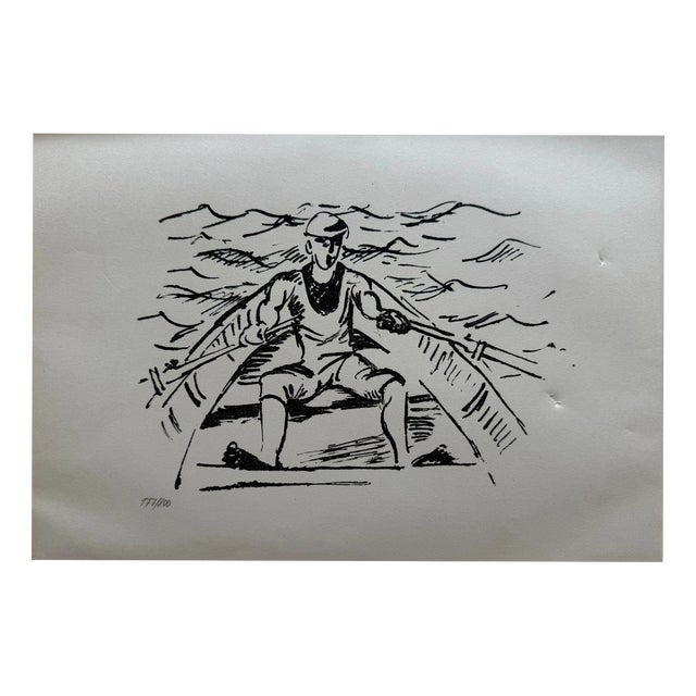 Pechstein Max, Travel Pictures Italy Sheet 9, 1919, Lithograph For Sale