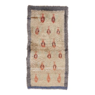 Vintage Turkish Tulu Rug, 02'06 X 05'01 For Sale
