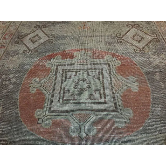 Antique Khotan Gallery Rug Origin: East Turkestan Circa: 1900 US Size: 4 ' 10 " x 8 ' 10 " Metric Size: 1.47 x 2.69 meters