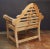 Mid 20th Century Lutyens Style Garden Chair of Teak For Sale - Image 5 of 12