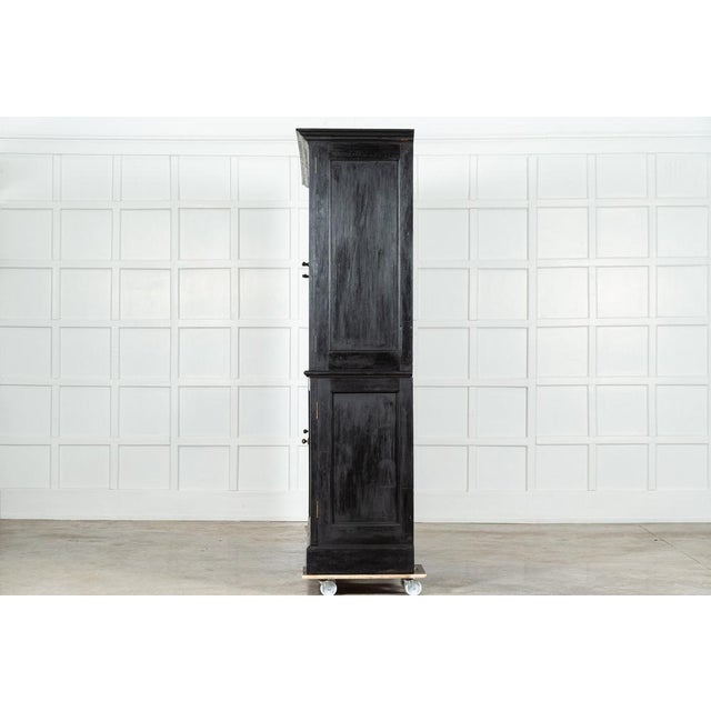 Black Large 19th Century English Pine Bleached Bookcases, 1900s For Sale - Image 8 of 12