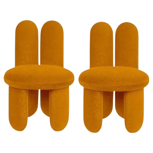 Set of Gentle 443 Glazy Chairs by Royal Stranger For Sale