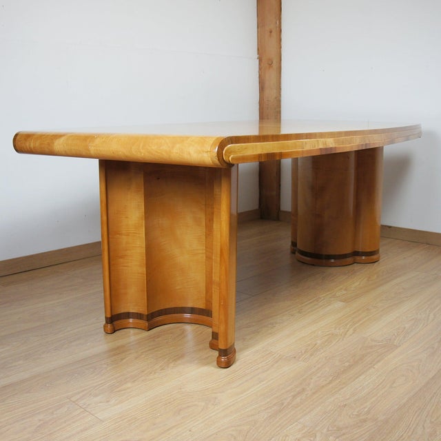 Art Deco Eight Seater Dining Suite from Hille of London, 1930s, Set of 9 For Sale - Image 10 of 16