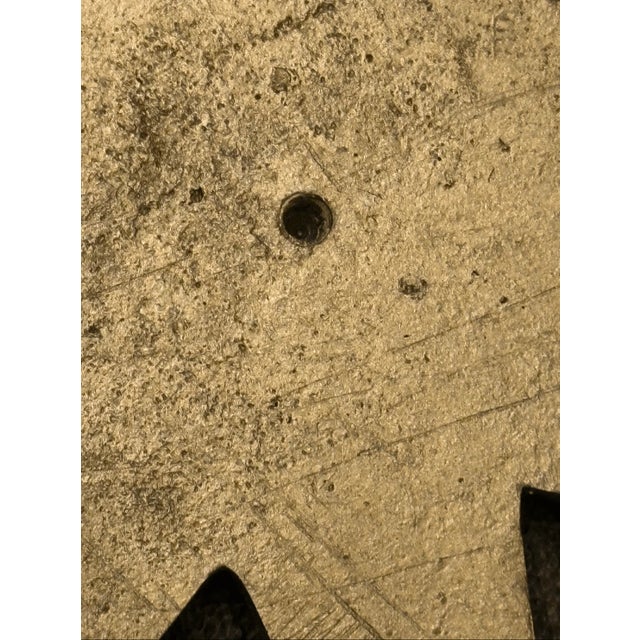 Vintage Modern Style Metal Star Decor Wall Embellishment For Sale - Image 4 of 5