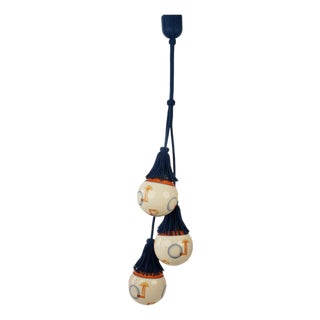 Pendant Light with Three Glass Balls, 1925 For Sale