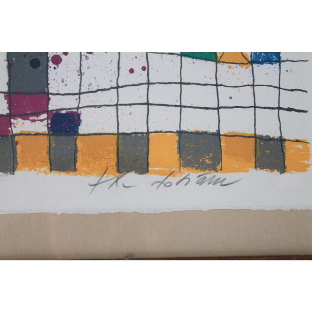 Printmaking Materials Vintage Theo Tobiasse Signed & Limited Lithograph Print - A Pair For Sale - Image 7 of 12