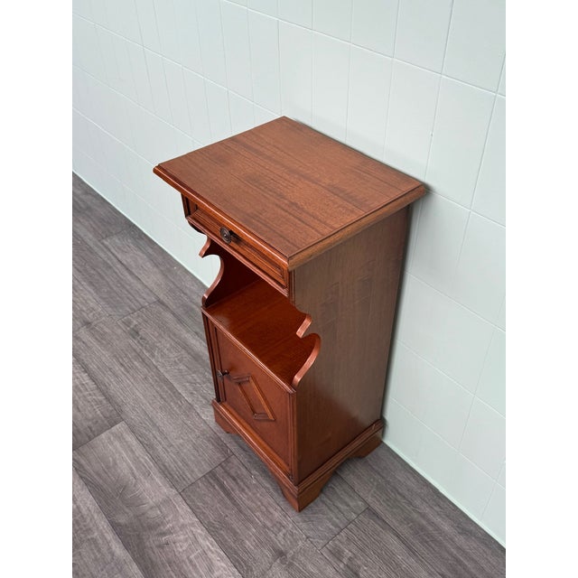 Vintage Italian Wooden Nightstand, 1970s For Sale - Image 4 of 8