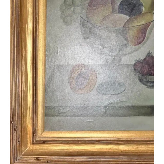 Wood Still Life Painting - American - The Fruit Bowl, Signed For Sale - Image 7 of 8