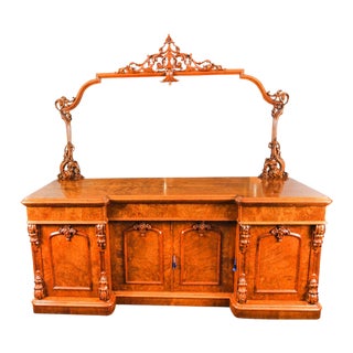 Early Victorian Pollard Oak Chiffonier Sideboard, 19th Century For Sale
