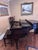 Krakauer Bros. New York Mahogany Baby Grand Piano With Bench For Sale - Image 4 of 10