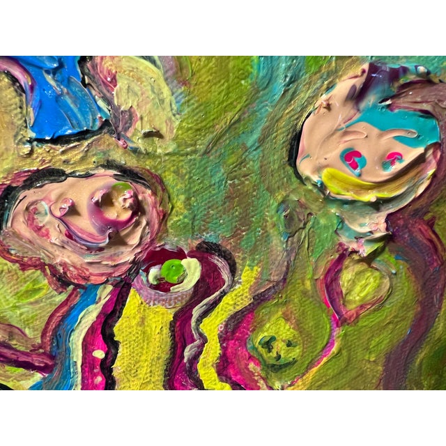 2020s Abstract Painting on Canvas by Serg Graff "Funny Octopuses", Coa For Sale - Image 5 of 10
