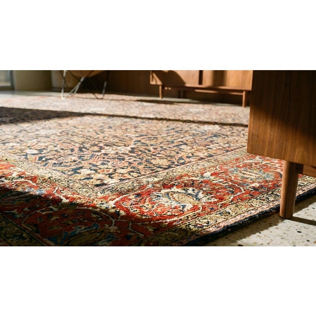 Late 19th Century Persian Sarouk Farahan Carpet ( 8' 4" x 9' 4" - 254 x 384 ) For Sale - Image 14 of 15