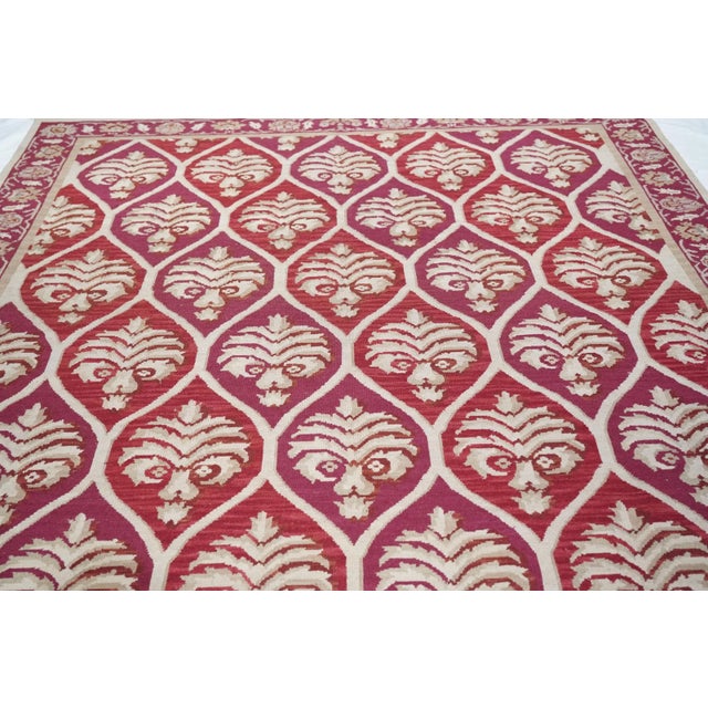 Early 21st Century Turkish Sumak Flat Weave Wool Rug 8'0" X 10'0" For Sale - Image 5 of 7