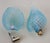 1950s Rare Wall Light Blue Jewel Murano Glass Leave by Barovier E Toso, -Set of 2 For Sale - Image 10 of 12