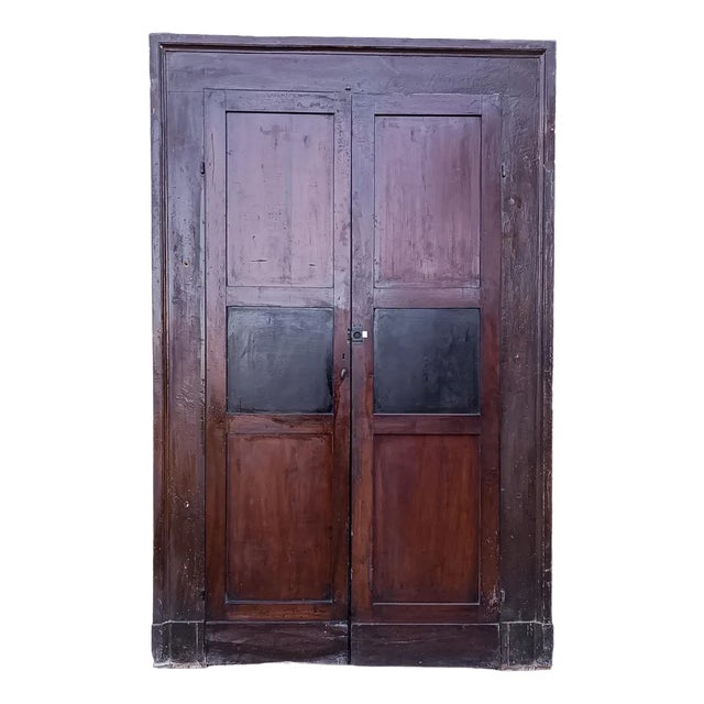 19th Century Two Frame Italian Door For Sale