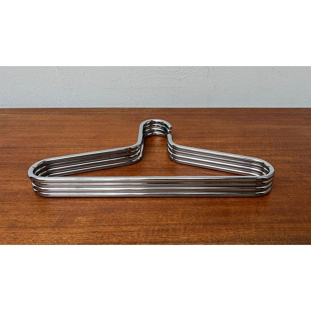 Metal Mid-Century Chrome Coat Hangers attributed to Carl Auböck, 1960s, Set of 4 For Sale - Image 7 of 13