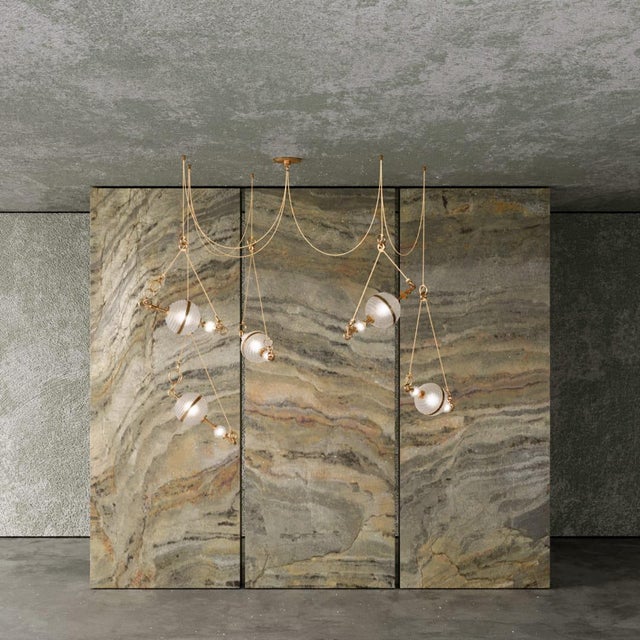 Saturn Suspension Lamp Handmade by Creativemary For Sale - Image 11 of 18
