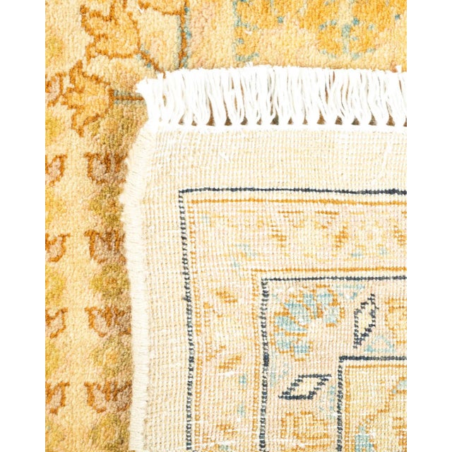2000 - 2009 Mogul, One-of-a-Kind Hand-Knotted Area Rug in Ivory, 6' 2" x 9' 1" For Sale - Image 5 of 8