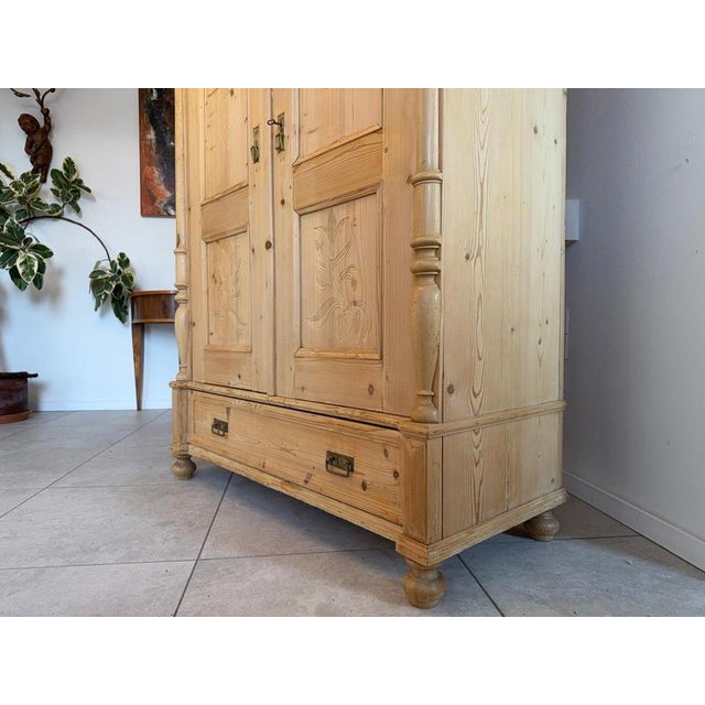 Gründerzeit Farmhouse Cupboard in Wood For Sale - Image 16 of 18