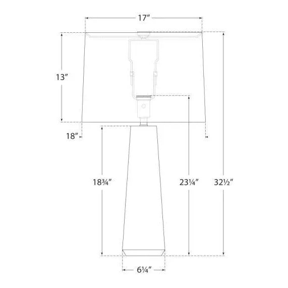 Modern Barbara Barry for Visual Comfort Signature Athens Large Table Lamp in Ivory with Linen Shade For Sale - Image 3 of 3