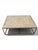 Contemporary Formations Tavolino Iron and Wood Coffee Table For Sale - Image 3 of 10