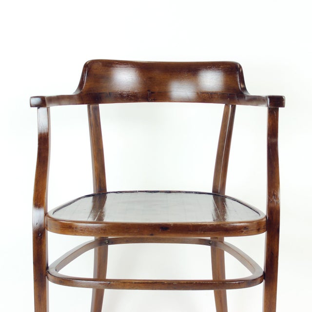 Antique Bentwood Armchair by Otto Wagner, 1900s For Sale - Image 6 of 18