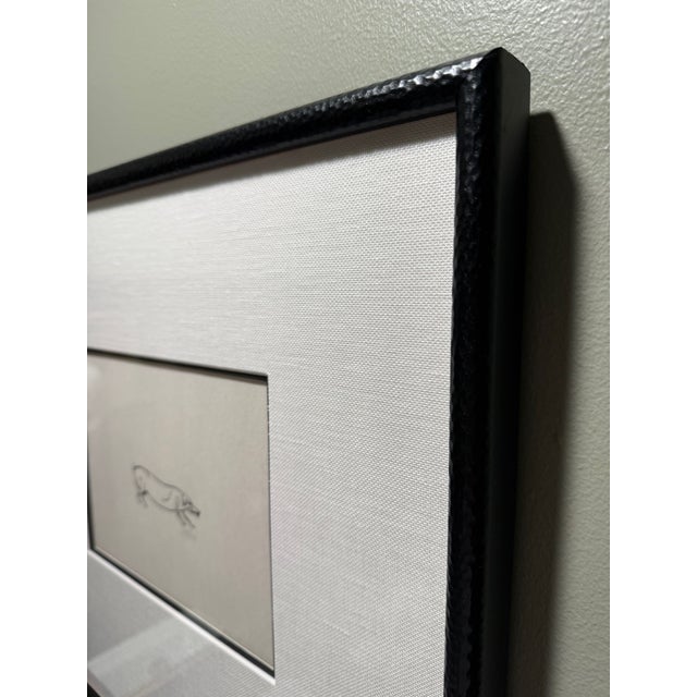 1950s 1952, Untitled [Dog] From Castle Street Dogs, Set of 3 Framed and Matted Woodblock Prints, Artist Leonard Baskin For Sale - Image 5 of 10