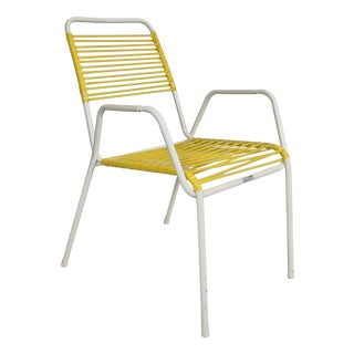 Mid-Century Modern Yellow Spaghetti Armchair from Mauser, 1970s For Sale