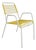 Mid-Century Modern Yellow Spaghetti Armchair from Mauser, 1970s For Sale