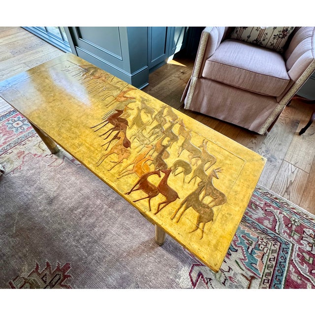 1960s Folk Art, Japanese Coffee Table For Sale - Image 9 of 13