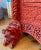 1850 Anglo Indian Sideboard or Dry Bar Cabinet Painted Cinnabar Red For Sale In Monterey, CA - Image 6 of 12