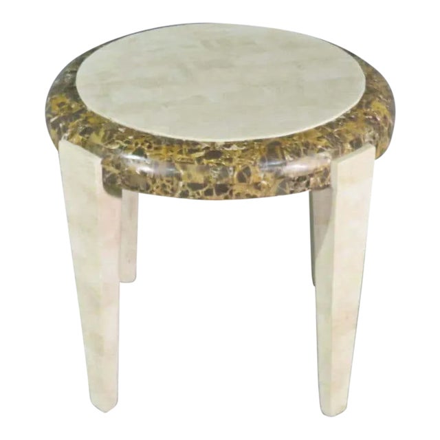 Tessellated Side Table in the Style of Enrique Garcel For Sale