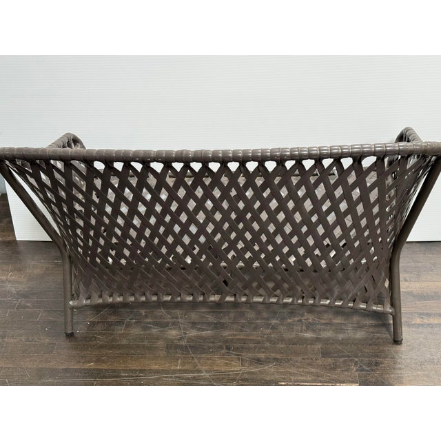 Brown Jordan Outdoor Settee, Vintage For Sale - Image 11 of 12
