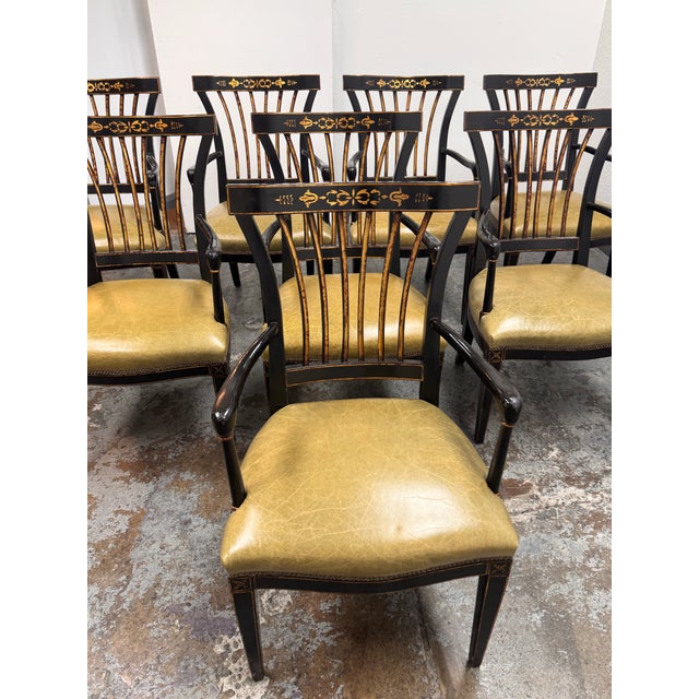 Sloan Miyasato Gothenburg Armchairs, Set of Eight For Sale - Image 4 of 12