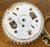 Vintage French Ceiling Lamp in Cut Glass For Sale - Image 12 of 13