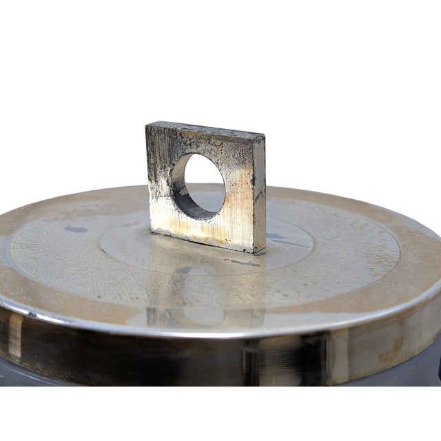 Glass Vintage Crystal Ice Bucket, 1980s For Sale - Image 7 of 8