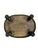 Vintage Moss Green Upholstered Footstool With Turned Legs For Sale - Image 12 of 15