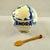 1930s 1930s Amora Mustard World Globe French Cafe Pot & Spoon For Sale - Image 5 of 15