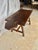 Early 20th Century French Walnut Bread Cutting Board Side Table For Sale - Image 4 of 12