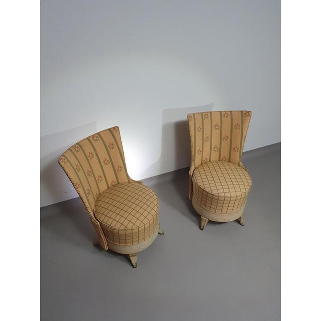 French Boudoir Chairs, Set of 2 For Sale - Image 10 of 14