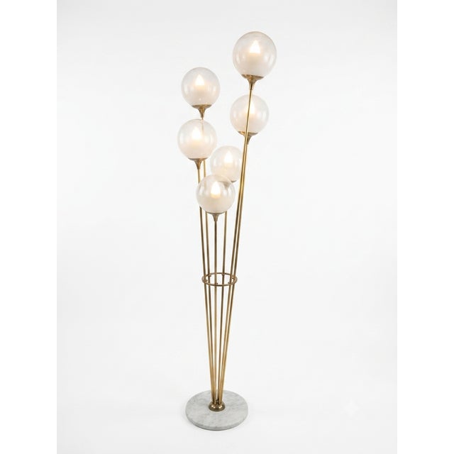 Metal Italian Alberello Lamp from Stilnovo, 1950s For Sale - Image 7 of 8