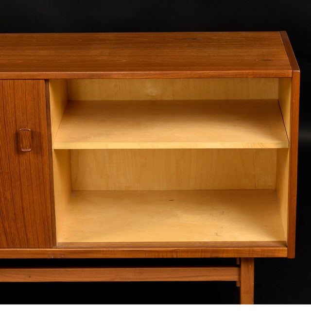 Wood Teak Credenza by Nils Jonsson for Troeds Bjärnum Sweden 1960s For Sale - Image 7 of 12