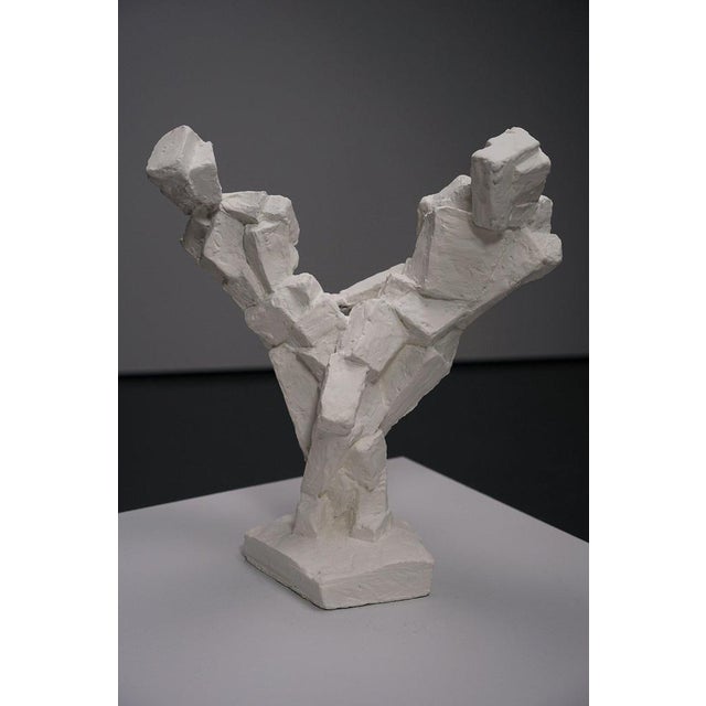 Cubist Abstract Sculpture, 1940s, Plaster For Sale - Image 10 of 14