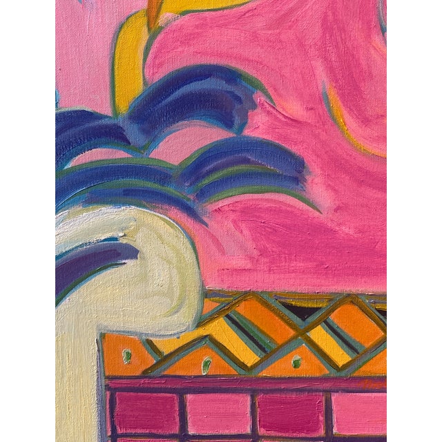 Vintage 1970s Prop Closet Still Life Oil Painting by Molly Schiff For Sale - Image 4 of 5