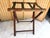 Vintage Ralph Lauren Home Butler's Tray Table | British Colonial Rattan & Brass For Sale - Image 11 of 18