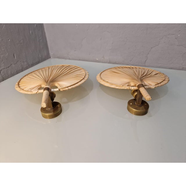 Fan Wall Lights in the style of Ingo Maurer, 1970s, Set of 2 For Sale - Image 9 of 13