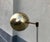 Scandinavian Modern Floor Lamp with Brass Shade, 1970s For Sale - Image 4 of 9