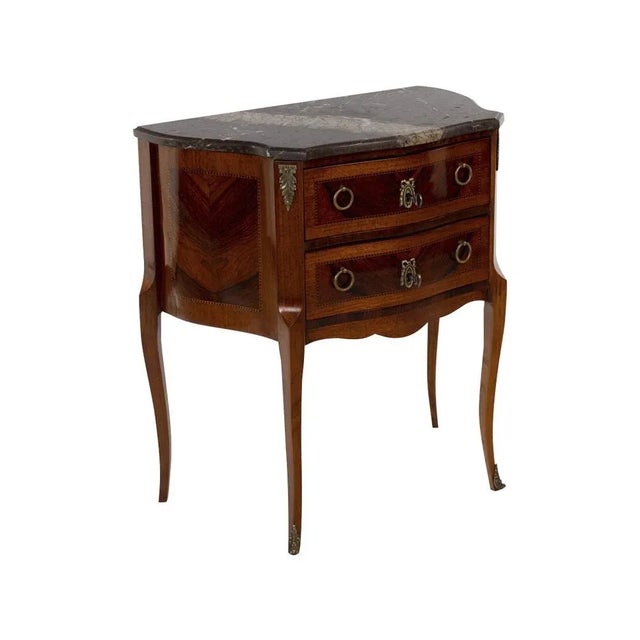 Vintage Louis XV Style Nightstand For Sale - Image 5 of 5