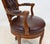 You are viewing a Chesterfield leather office chair Deep button leather to back and cushioned arms so very comfortable...