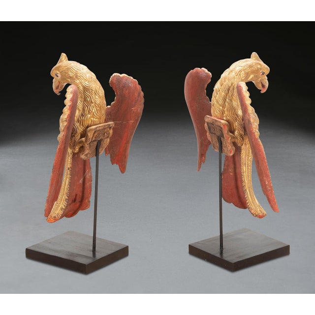 Antique Giltwood Eagles, 1840, Set of 2 For Sale - Image 7 of 12